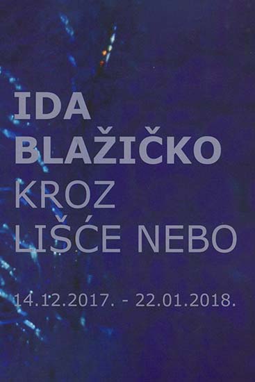 predstavljanje izložbe Ide Blažičko Kroz lišće nebo