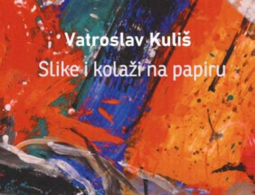 Vatroslav Kuliš – kolaž na papiru